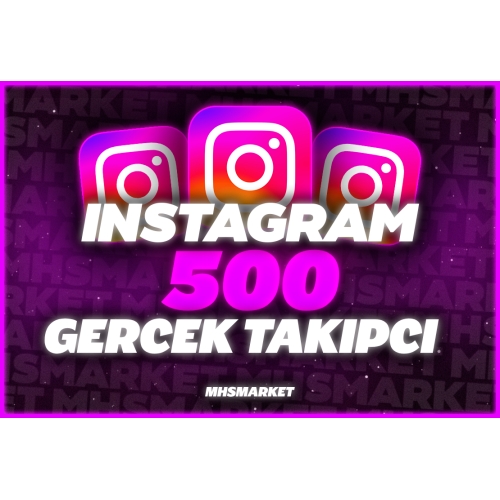  Instagram 30 Gün Garantili 500 Gerçek Takipçi